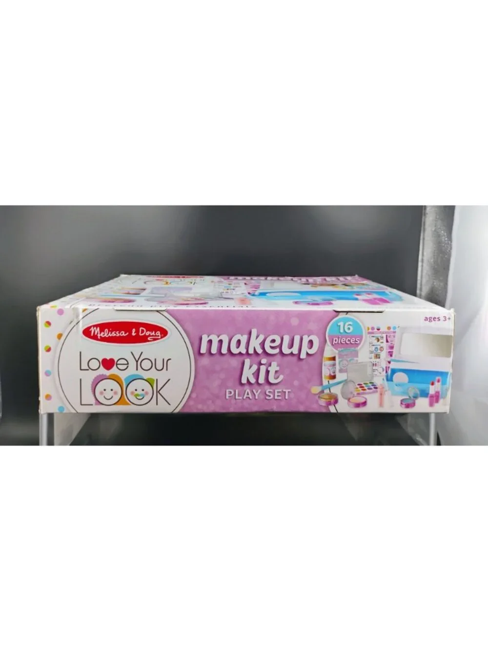 Melissa & Doug Love Your Look Makeup Kit Play Set 16-Piece Pretend Essentials